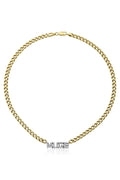 14ct Gold Diamond Personalized Name Necklace