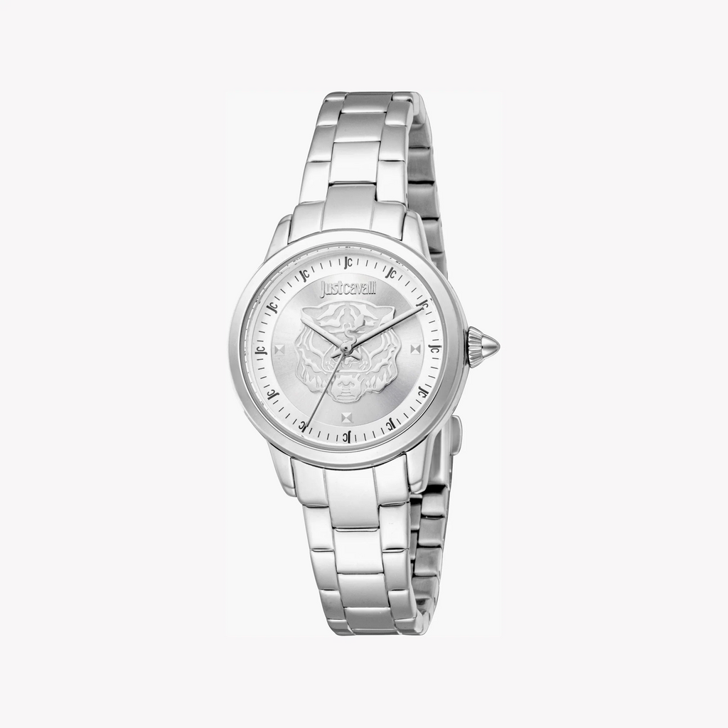 Just Cavalli Women's Silver Watch, Silver Dial | Jc1l334m0045