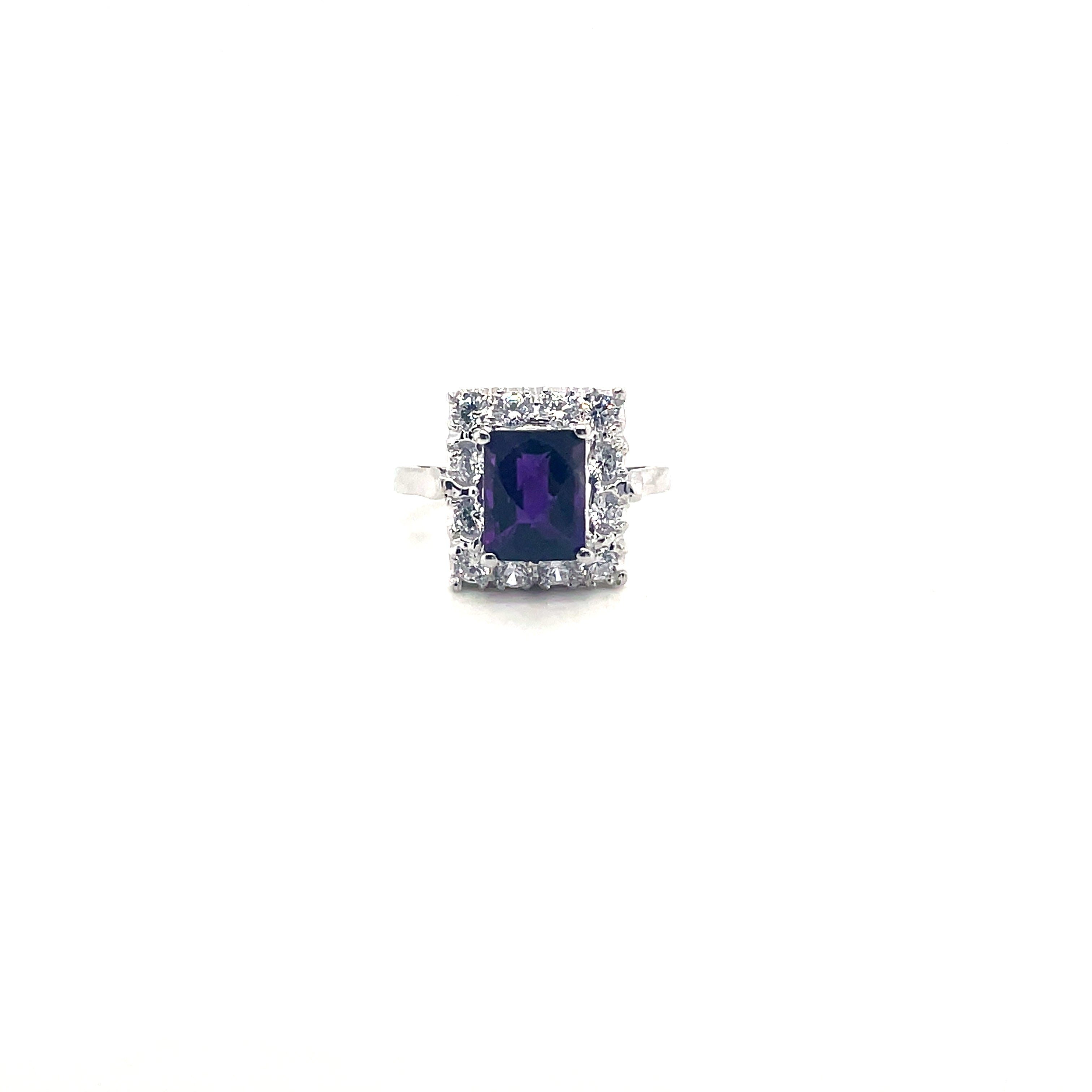 Blue Topaz Ring in .925 Sterling Silver - KSR 17423