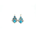 Blue Topaz Earring in .925 Sterling Silver - KST 5127