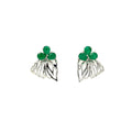 Emerald Earring in .925 Sterling Silver - KST 50870