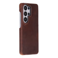Marion Samsung Galaxy S26 Ultra Leather Case – Genuine Leather Slim Cover