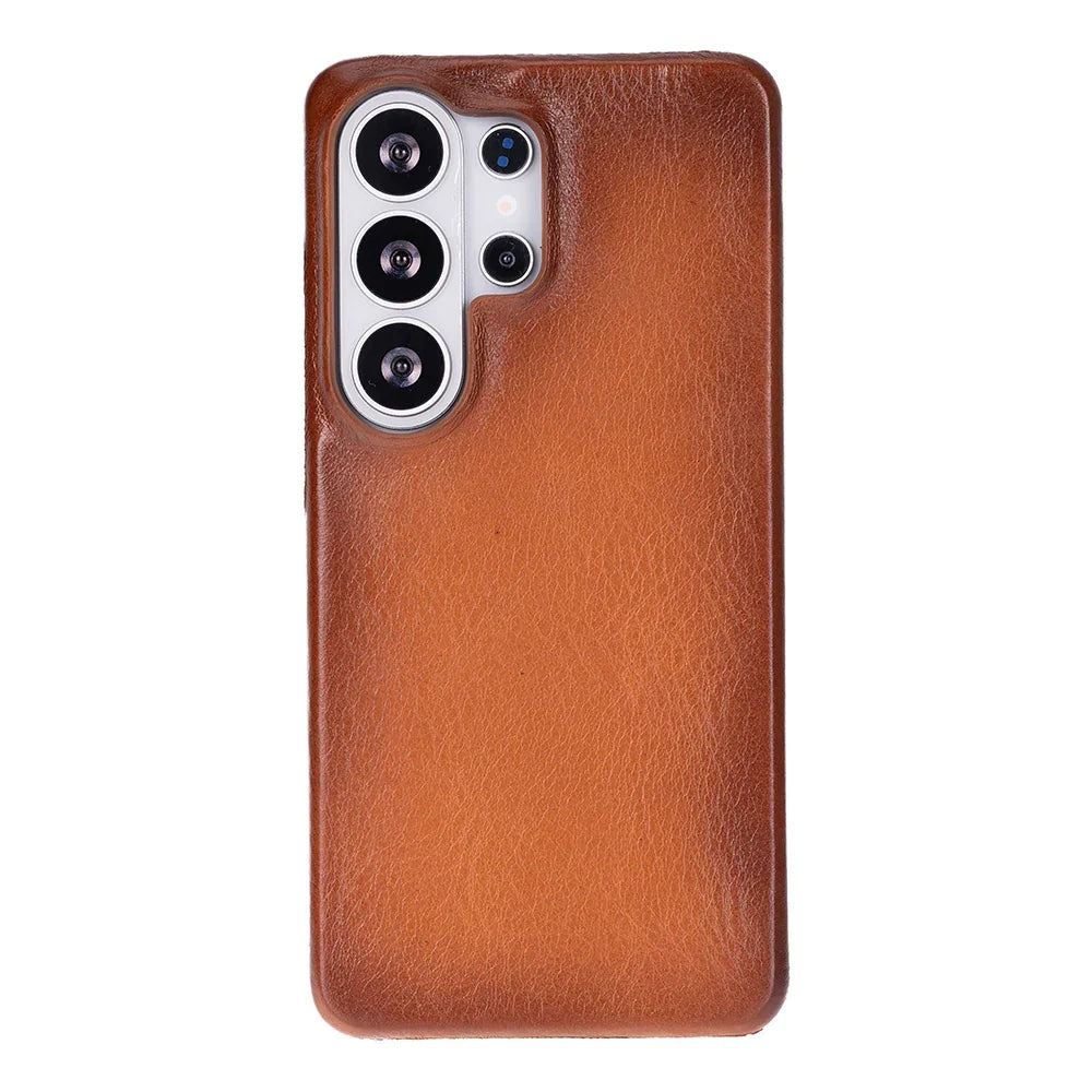 Marion Samsung Galaxy S26 Ultra Leather Case – Genuine Leather Slim Cover