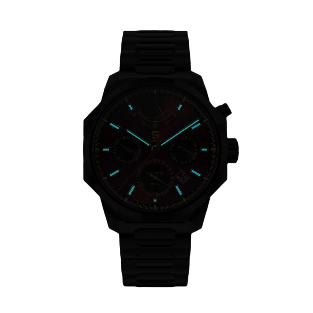 SOVRYGN Calendar Midnight Edition Watch