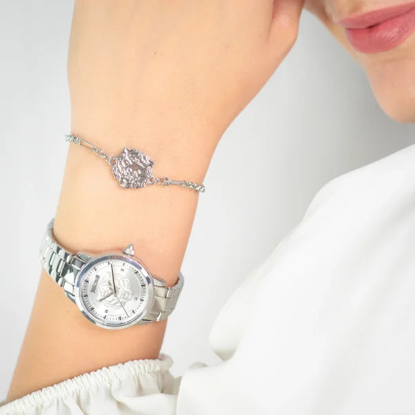 Just Cavalli Women's Silver Watch, Silver Dial | Jc1l334m0045
