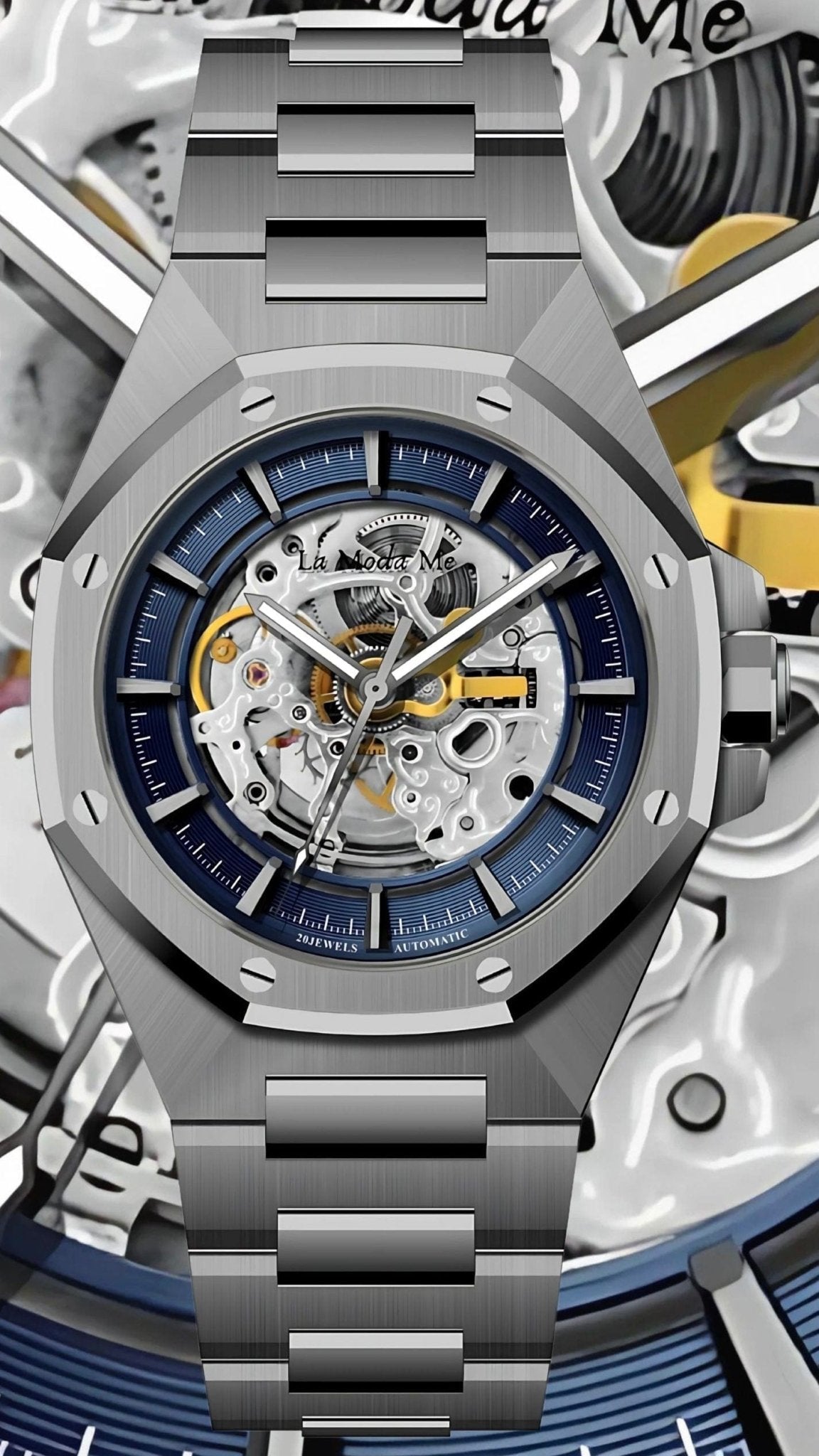 Space Mission Deep Blue Watch - Premium Adventure Timepiece